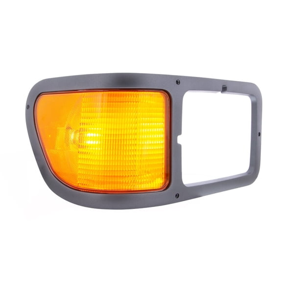 For Ford F-650 2000-2015 Headlight Bezel Assembly Passenger Side w/Park Light Gray For F6HZ13200AAE