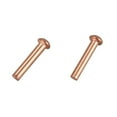 thumbnail image 4 of 200 Pcs 5/64Inch x 25/64Inch Round Copper Solid Rivets Fasteners, 4 of 8