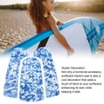 thumbnail image 3 of Surf Deck Traction Pad, Non Slip Grip 3 Pieces Surfboard Traction Pad EVA Double  Pattern Adhesive with Hole for Shortboard, 3 of 8