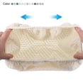 thumbnail image 4 of Cubiertas de taburete redondas Uxcell, cubiertas de taburete elásticas lavables, funda de cojín de taburete, funda elástica para asiento de silla de taburete color beige 14"-18", 4 of 7