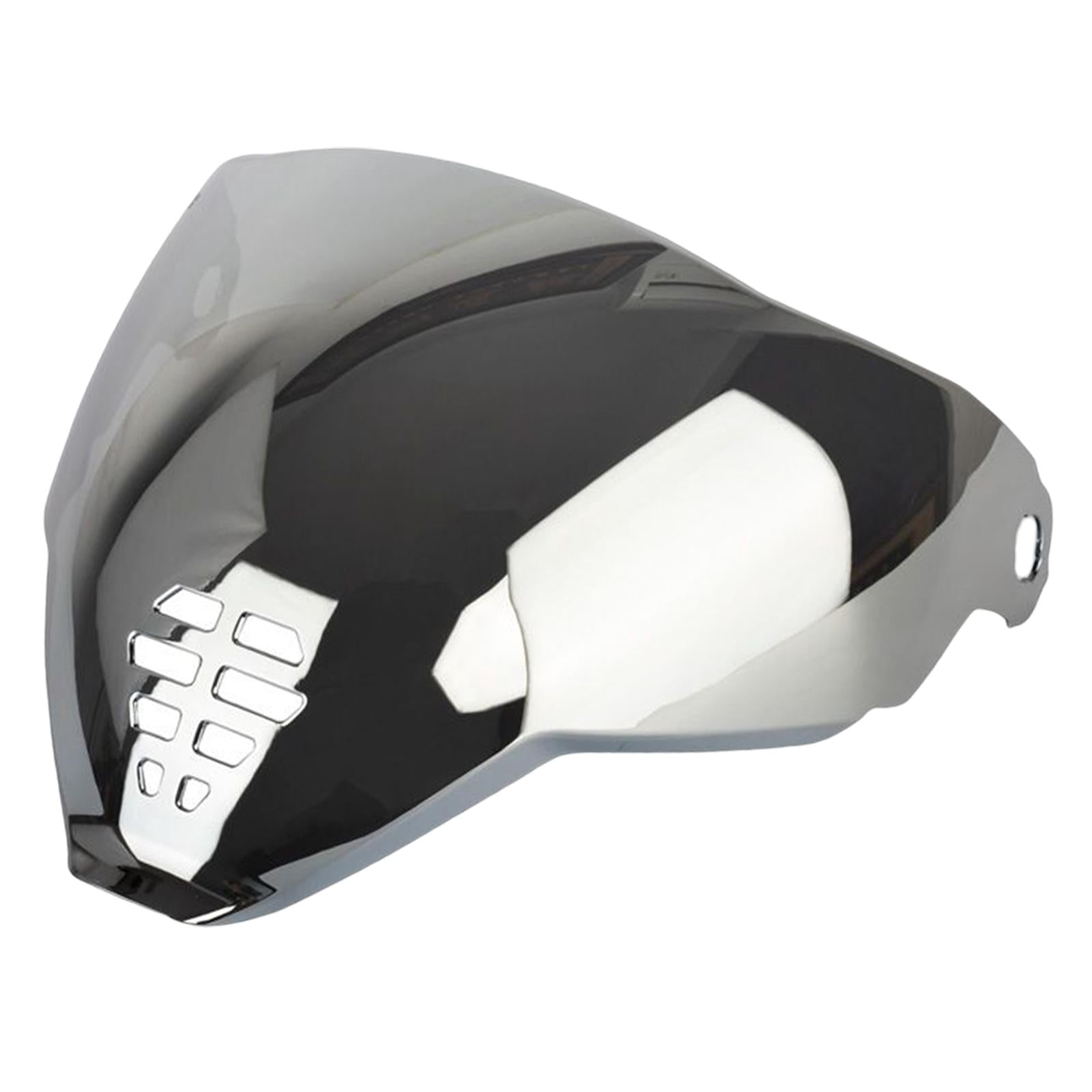 Nishiyuenyi Helmet Visor Shield Full Face Shield for Icon Helmet Durable Silver