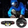 thumbnail image 1 of Hearth & Gear Chargement USB Avertissement Lumière Rouge LED Lumière Forte Capteur de Lumière Phare Extérieur Nuit Pêche Phare Convient pour Camping en Plein Air Course Randonnée Pêche 75l Sac à Dos de Randonnée Équipement d'Aventure, 1 of 6
