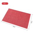 thumbnail image 3 of Juego de 6 manteles individuales lavables shaofei color rojo 30 x 45 cm, 3 of 5