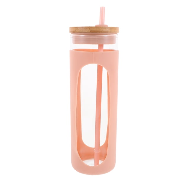 1 juego de botellas de agua con tapa, para té helado, de vidrio, para infusión en frío, para jugo