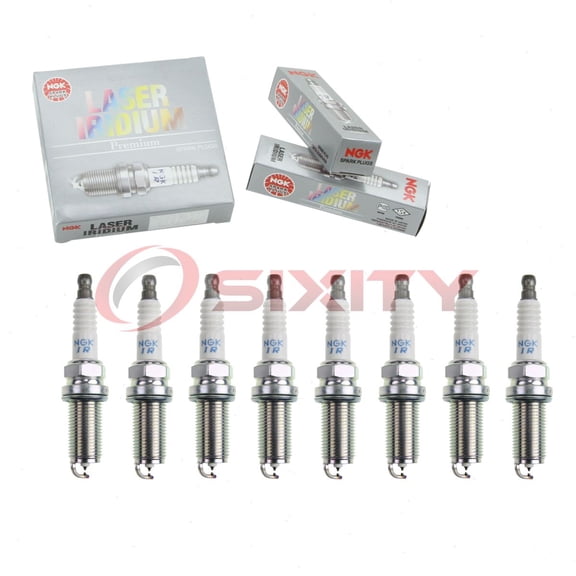 8 pc NGK 91961 Laser Iridium Spark Plugs for Ignition Wire Secondary