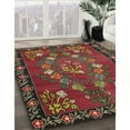 thumbnail image 3 of Ahgly Company Machine Washable Indoor Rectangle Traditional Dark Moccasin Green Area Rugs, 8' x 12', 3 of 7