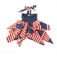 thumbnail image 1 of Filles Indépendance Jour Drapeau Rayure Étoiles Imprimer Robe Sans Manches, 1 of 7