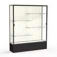thumbnail image 7 of Waddell 375MB-BZ-PE Spirit 60 x 72 x 16 in. Purple Base Floor Display Case with 5 ft. Length, Mirror Back - Dark Bronze, 7 of 7