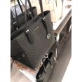 thumbnail image 3 of Michael Kors Gilly Drawstring Large Top Zip Carryall Tote Black MK Signature, 3 of 3