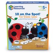 Learning Resources 10 on the Spot Ten Frame Game - Math Manipulatives, Ages 5+