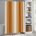 thumbnail image 6 of Shower Curtains for Bathroom-36"x72",Modern Minimalist Ombre Stripe Waterproof Bath Curtain Grommet Shower Curtain Set with Hooks, 6 of 9