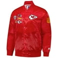 thumbnail image 2 of Men's Starter Red Kansas City Chiefs Exclusive Satin Full-Snap Varsity Jacket, 2 of 4