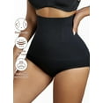thumbnail image 4 of Hanerdun Women High Waist Shaping Panties Female Tummy Control Shorts Black L, 4 of 6