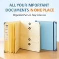 thumbnail image 3 of The Life Book Document Organizer-Binder for Important Documents,Family Document Organizer & Emergency Binder for Vital Records,Certificate,Secure Important Folder with Labels Will,Home Office - Khaki, 3 of 8