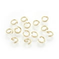 thumbnail image 2 of HDSupplies 100 Pieces - 304 Gold Tone Stainless Steel Jump Rings - 4mm - 20 Gauge (0.8mm Thickness), 2 of 2