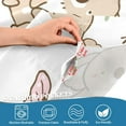 thumbnail image 4 of Coolnut Cute Koala Valance Faux Linen Small Window Curtains Short Rod Pocket Valances for Kitchen, Living Room, Bathroom, Modern, 54" L x 18" W Home Decor, 4 of 6