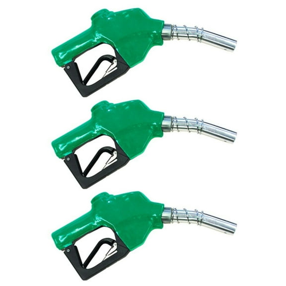 Apache Automatic Replacement Diesel Fuel Transfer Nozzle, Green (3 Pack)