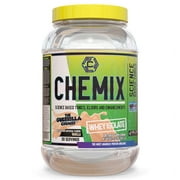 Chemix - Whey Protein Powder- Muscle Growth And Recovery- Pre Workout And Post Workout Premier Vanilla Protein Powder- EAA/BCAA- 100% Whey- 26g Protein Per Scoop- 2.38 LBS-Vanilla