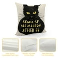 thumbnail image 4 of JEUXUS Funny Cat Throw Pillow Case, Gifts for Cat Pet Lovers,  Cushion Cover for Bed Sofa Bedroom Home Office Living Room Rocking Chair Decor,, 4 of 5