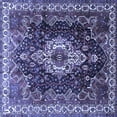 thumbnail image 1 of Ahgly Company Indoor Square Persian Blue Traditional Area Rugs, 8' Square, 1 of 4