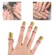 thumbnail image 5 of Oro: cubierta de dedo de extensión de reposapiés de metal, 5 of 6