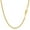 Yellow, variant on 14K White Gold 16in 2.4 mm Round Box Chain with Lobster Clasp