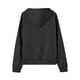 thumbnail image 5 of sudadera con capucha y cremallera de manga larga de color sólido de moda casual para mujer negro / s, 5 of 5