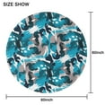 thumbnail image 6 of Camouflage Round Tablecloth 60x60in(153x153cm) – Waterproof Polyester Table Cover with Full Print Design, Wrinkle Resistant & Washable for Kitchen Dining Party Decor, 6 of 6