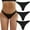 Black, variant on Seductiva Seamless Women Underwear Underpants Patchwork Color Underwear Panties Bikini Solid Womens Briefs Knickers Christmas Gift 3 Pieces Stretch Panties