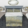 thumbnail image 3 of Designart 'Glam Rain Abstract IV' Glam Bedding Set - Duvet Cover & Shams, 3 of 4