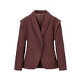 thumbnail image 1 of Ailaofu Women's Single-Button Elastic Back Slim-Fit Jackets, 1 of 6