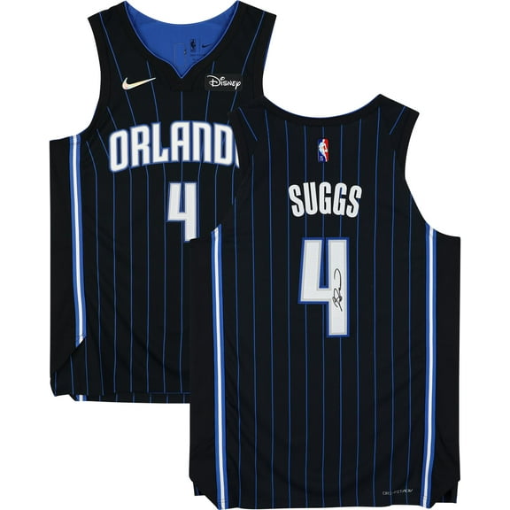 Jalen Suggs Orlando Magic Autographed Black 2021-2022 Authentic Jersey - Fanatics Authentic Certified