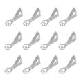 thumbnail image 3 of jifeng 12 Pieces Picnic Tablecloth Clips Premium for Marquees Dining Outdoor Tables Cat Paw Shape, 3 of 9
