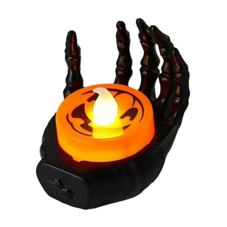 

UYTIHGLOJK Halloween decorations Simulation Halloween Desktop Night Light Ornaments Create A Mysterious Atmosphere(Clearance)