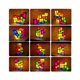 thumbnail image 1 of Rompecabezas de barra de chocolate apilable colorido con luz nocturna cuadrada Tetris, 1 of 5