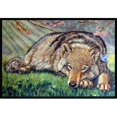 thumbnail image 1 of Carolines Treasures 7356JMAT Wolf et Hummingbird Tapis Intérieur & Extérieur - 24 x 36 Po., 1 of 4