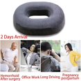 thumbnail image 6 of Ctnporpo Seat Cushion Donut Pillow for Tailbone Hemorrhoid Pillow Black Donut Cushion Postpartum Memory Seat Cushion Candey Butt Pillow Donut for Sitting Pressure Ergonomic Cushion, 6 of 8