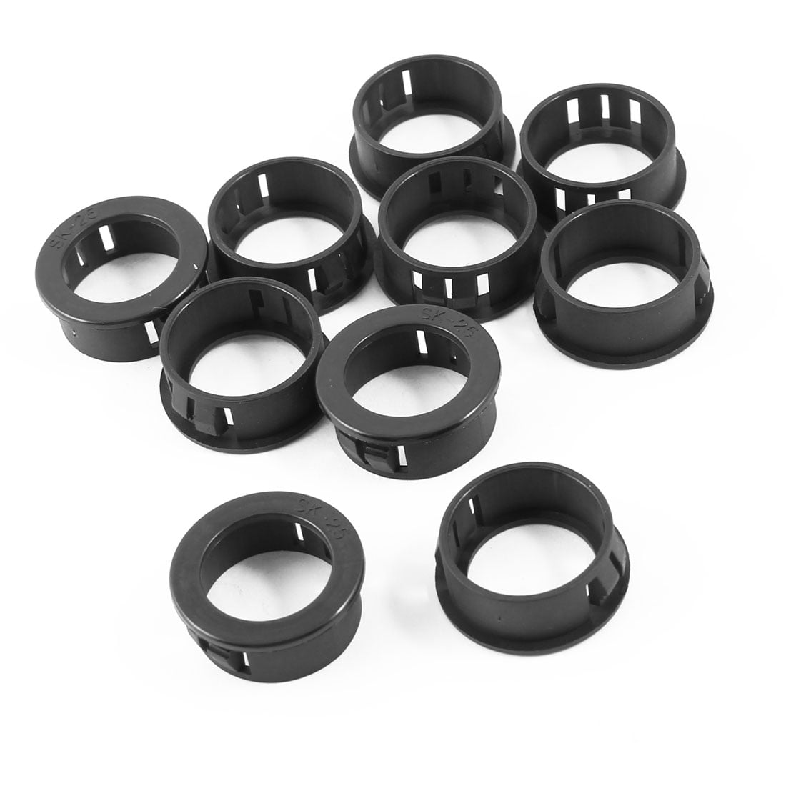 10 Pieces 25mm X 19mm Plastic Cable Harness Protector Snap