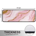 thumbnail image 5 of Kitchen Rugs Sets Of 2,Pink Marble Gold Line Pattern Anti Fatigue Kitchen Mat Rugs Non Slip Washable,Decorative Kitchen Floor Mats for Kitchen,Sink,Laundry,17"x47"+17"x47", 5 of 5