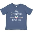 thumbnail image 3 of Inktastic My Grandma Loves Me- Heart Grandchild Boys or Girls Baby T-Shirt, 3 of 5