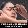 thumbnail image 3 of Profusion Cosmetics Good Brow Day Waterproof Brow Pen, Long-Lasting & Smudge-Proof Eyebrow Marker for Natural Hair-Like Stroke, 0.03 fl oz, Soft Black, 3 of 5