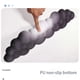 thumbnail image 4 of Keyboard Wrist Rest Cloud Shape Wristpad Mouse Leather Wrist Stand Ergonomic for Laptop Office Mouse Pad Black-White, 4 of 5