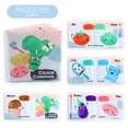 thumbnail image 2 of A Childrens Color Cloth Book Educational Toy Hand Puppet With Crinkle Paper Washable, 2 of 4