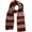 Red, variant on Women's Fair Isle Scarf Lady Soft Knit Muffler Christmas Fall Winter