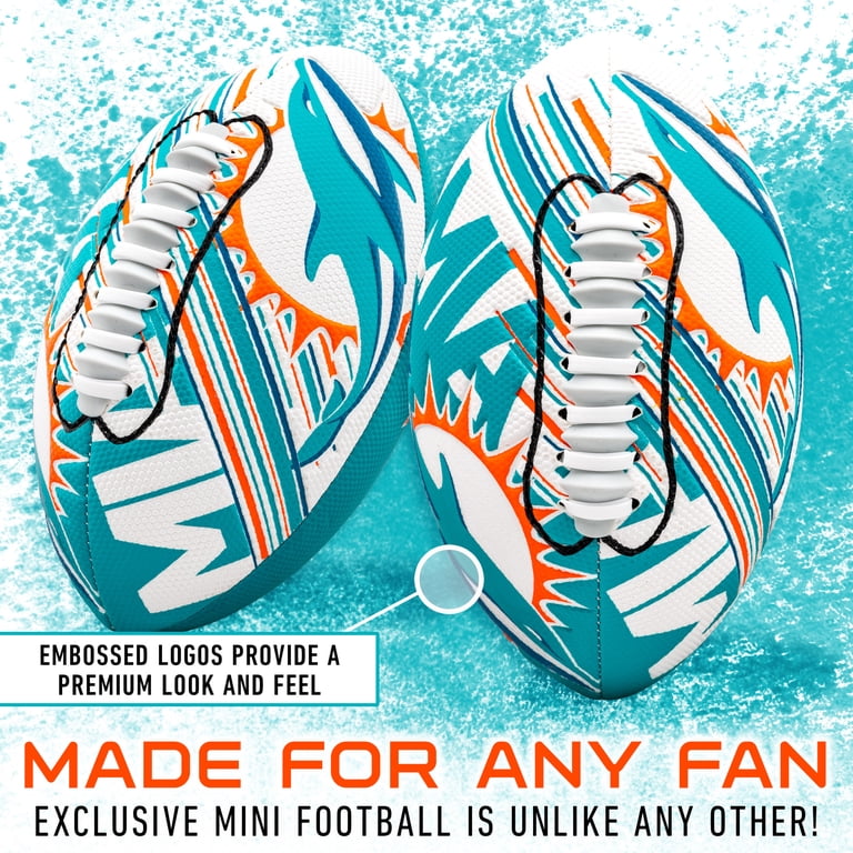 Franklin Sports NFL Miami Dolphins Mini Football 8.5