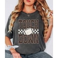 thumbnail image 6 of Leopard Print Touchdown Shirt for Women Football Game Day Graphic Tee, Pepper Shirt, M, 6 of 8