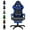 Blue【With Footrest】, variant on Soontrans Gaming Chair with Massage, High Back Computer Gamer Chair for Adults and s, Ergonomic Game Chair with Adjustable Headrest and Lumbar Support (Blue)