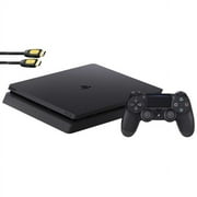 Sony 2215A PlayStation 4 Slim 500GB Gaming Console Black with Battlefield 1 Game BOLT AXTION Bundle Lke New