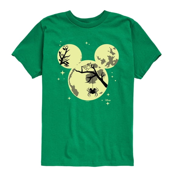 Disney - Halloween Mickey Head - Youth Boys Short Sleeve Graphic T-Shirt