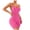 Hot Pink, variant on larppty Women's Yoga Jumpsuits, Workout V Back Rompers for Women Seamless One Piece Tummy Control Jumpsuit Scrunch Yoga Short(Grey, M)